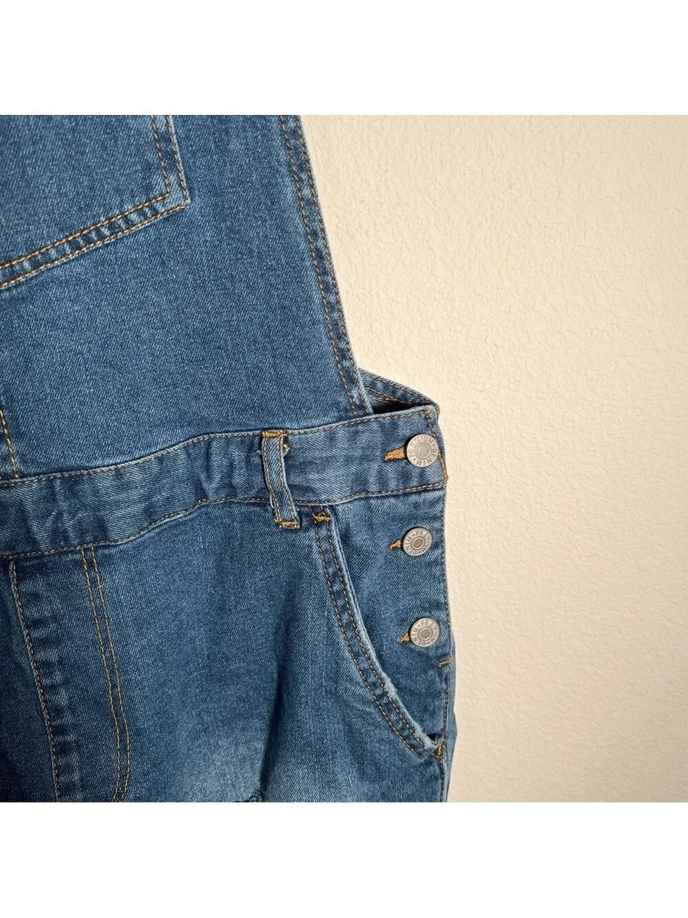 Love Tree Denim Short Overalls - Picture 6 of 16